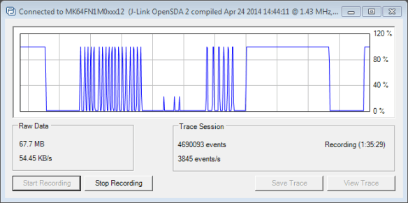 Collecting data for over 90 minutes