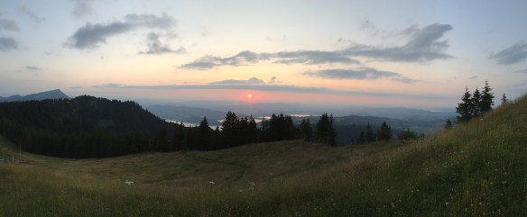 Sunset from Wildspitz