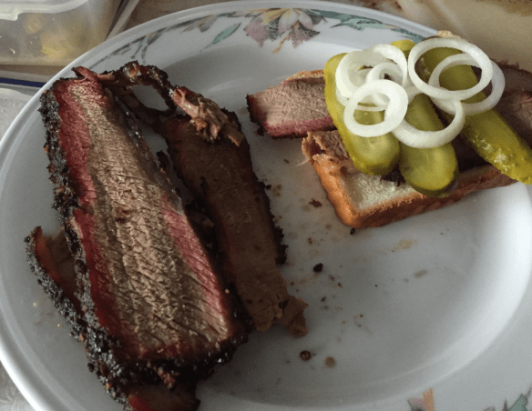 Brisket Sandwich Preparation