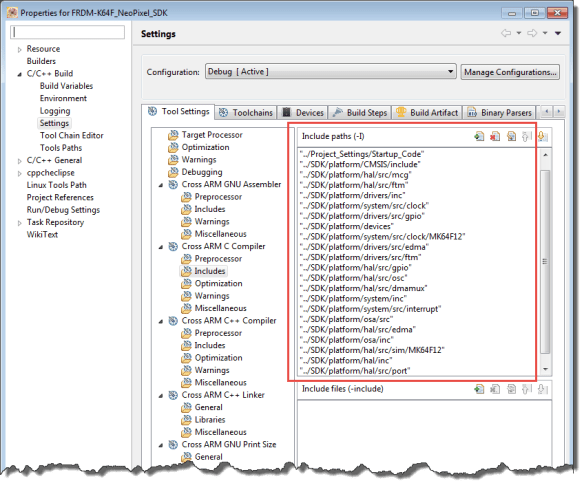 Compiler Include Paths