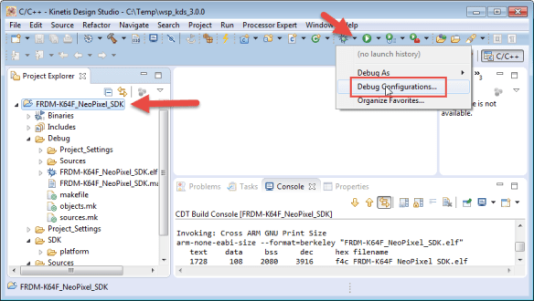 Debug Configurations