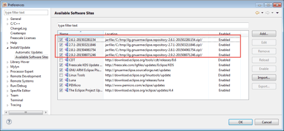 Revert an Eclipse Update Installation | MCU on Eclipse