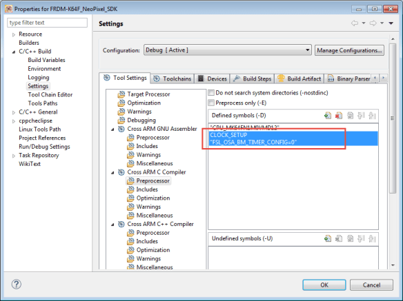 Preprocessor Defines