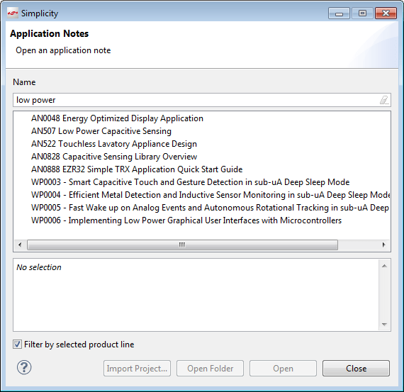 Silicon Labs Application Notes