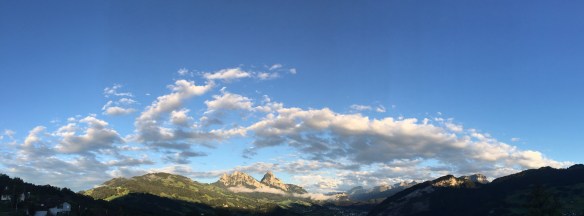 Evening Clouds Panorama