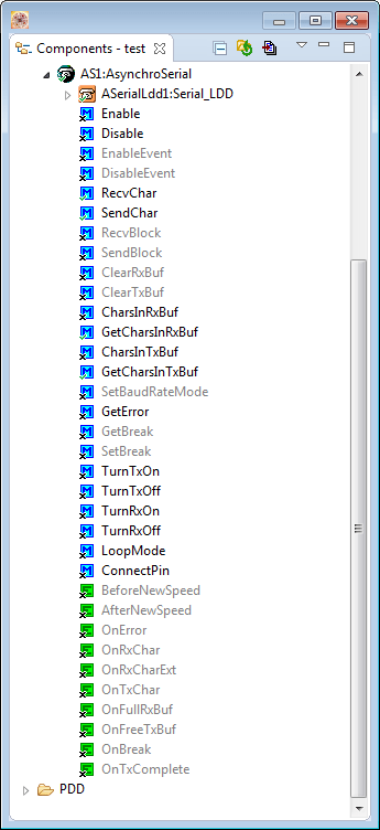 AsynchroSerial Component