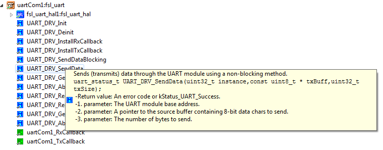 fsl_uart SDK Component