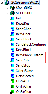 RecvBlockCustom and SendAck