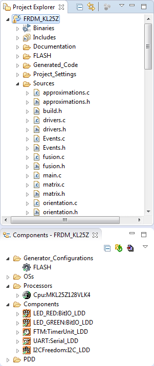 Sensor Fusion Project for KL25Z