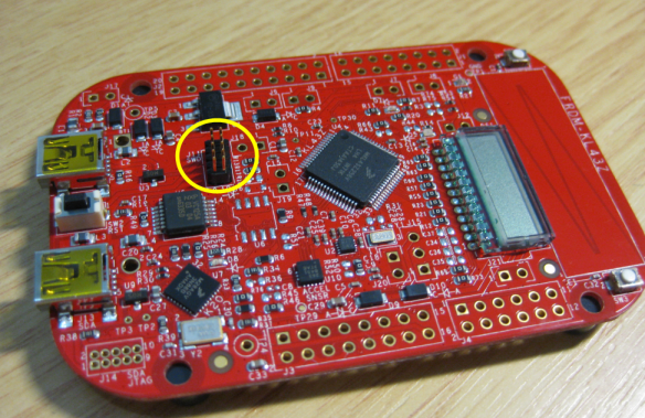SW11 Populated on the Freescale FRDM-KL43Z Board