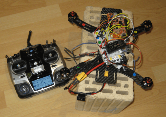 Kinetis Drone Test Setup with Graupner mx-16