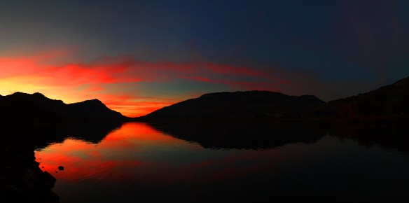 Red Rigi Sunset Panorama