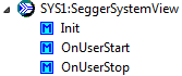 Segger System View Methods