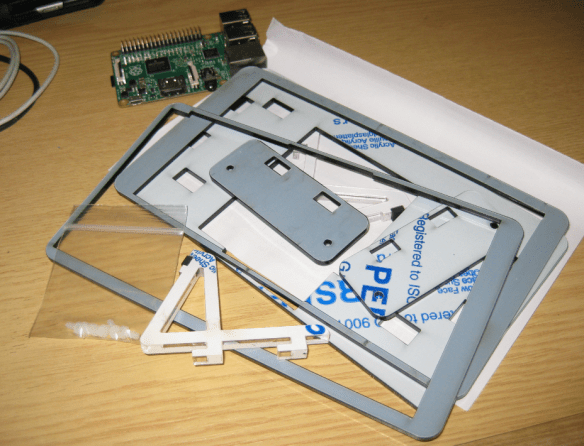 Adafruit Display Frame with Cover on