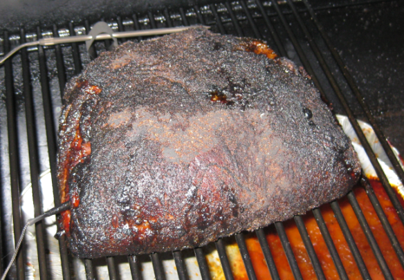 Brisket after 10 hours