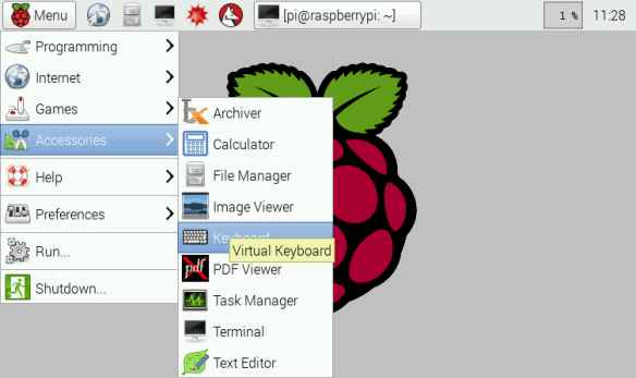 Raspy Virtual Keyboard