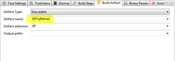 Project Name Variable
