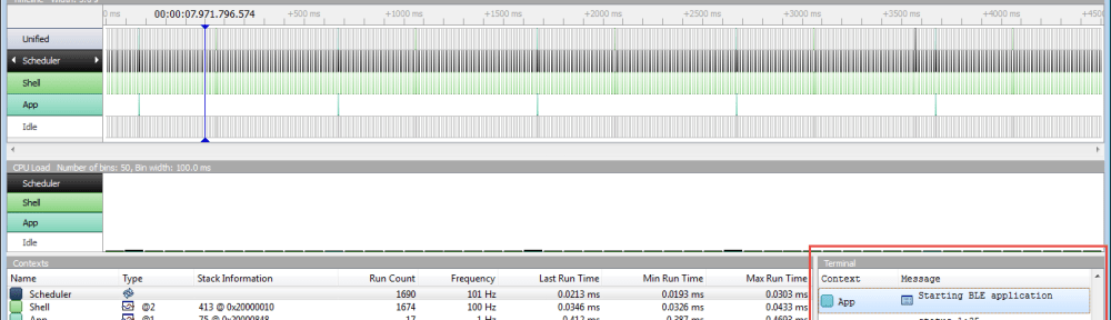 Segger SystemView v2.26 with Terminal View