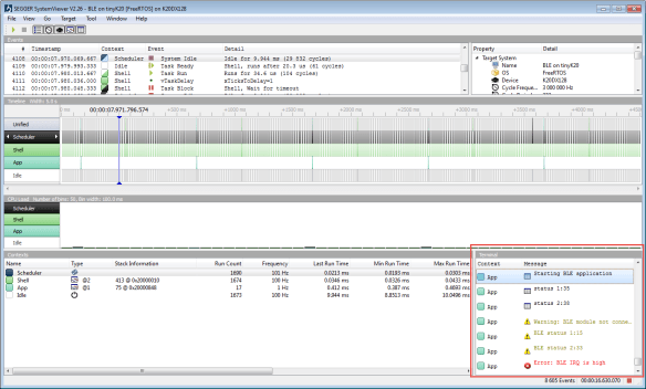 Segger SystemView v2.26 with Terminal View