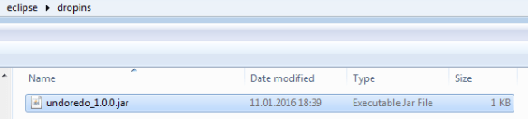 undoredo plugin in Eclipse Dropins Folder
