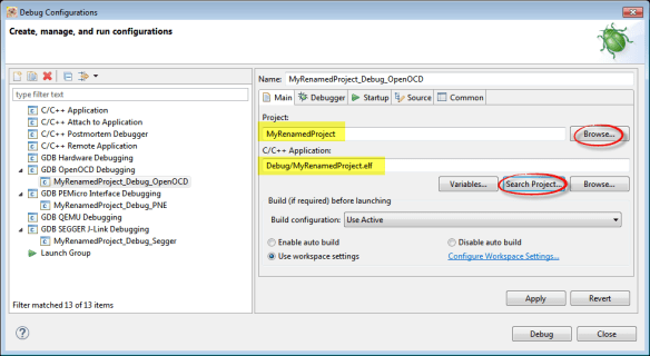 updated launch configurations