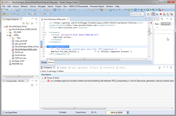 Identified Schema Error