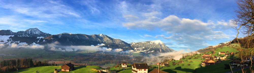 Rigi, Snow and Green