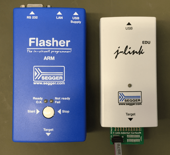 Comparison J-Link and Flasher ARM