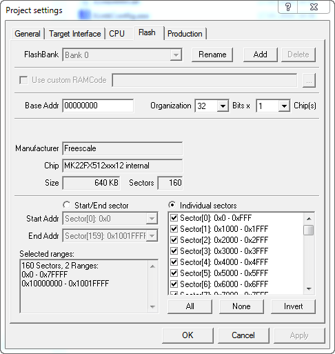 Project Settings Flash