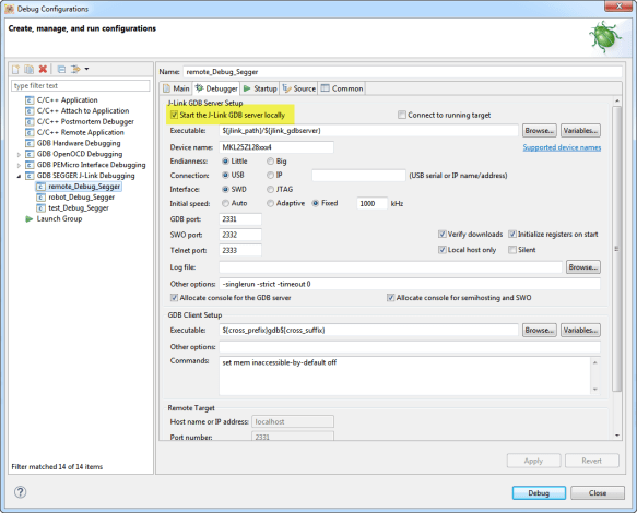 Starting GDB Server Locally