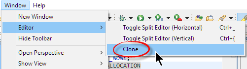 Clone Editor View