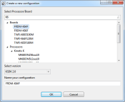 Creating New Configuration