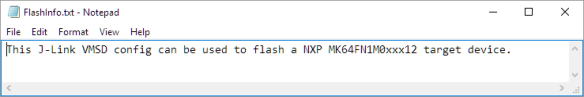 FlashInfo Text File