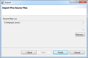 Import Pins Source File