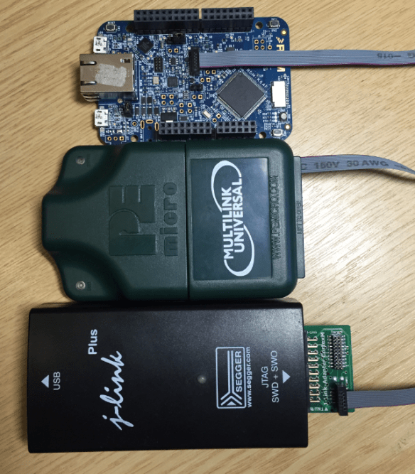 J-Link, Multilink and FRDM board as programmer