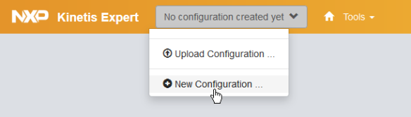 Select New Configuration