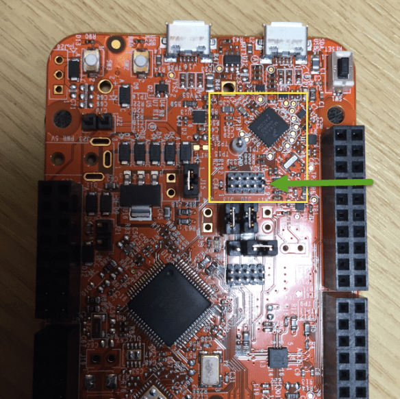 SWD Header for the K20 on the FRDM-K22F