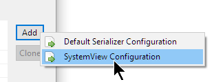 SystemView Configuration
