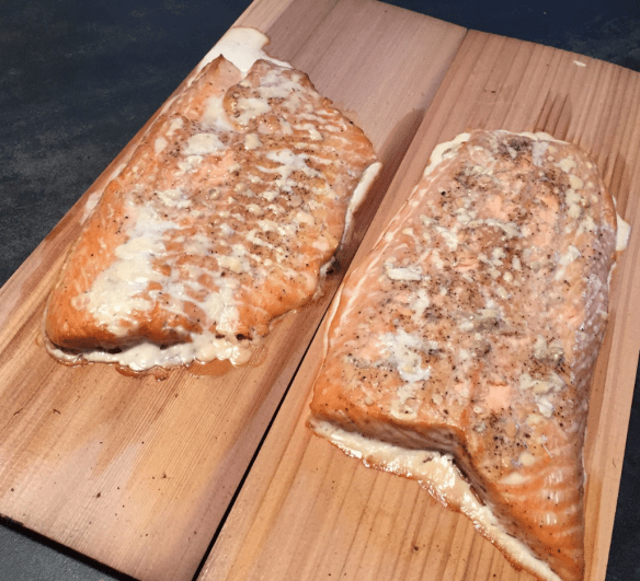 Salmon on Cedar Planks