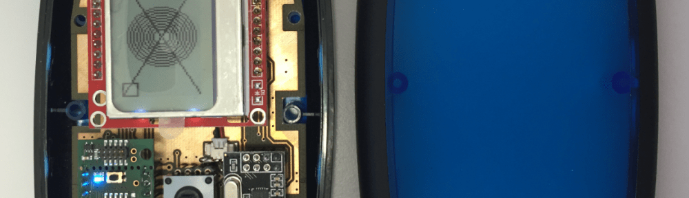 tinyK20 remote controller with enclosure