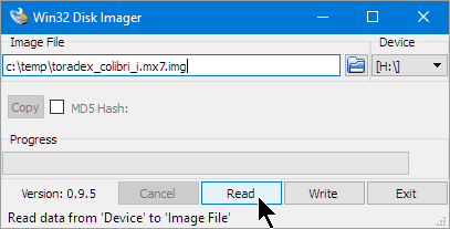 Creating Disk Image