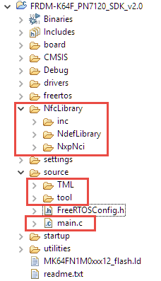 NFC Files in New Project