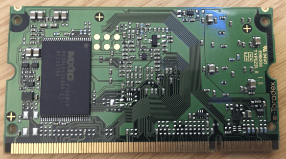 Toradex i.MX7D Module Bottom Side