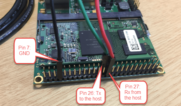 Viola UART Debug Connection