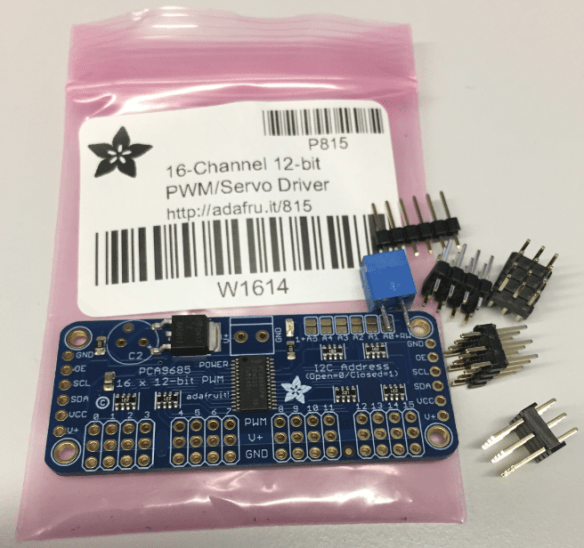 Adafruit 12-Channel PWM Servo Driver