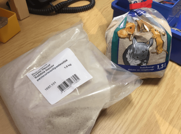 Sand Samples for Testing