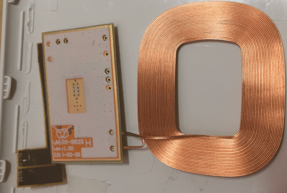 Backside of Board and Coil