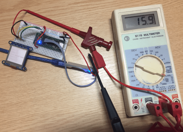 Current used by display