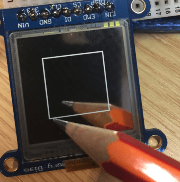 Sharp Memory Display Mirror Effect