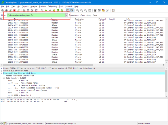 Empty PDU filtered out